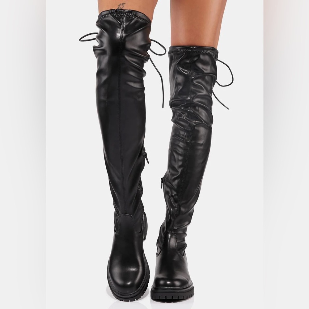 Lady Go Diva KNEEL FOR ME KNEE HIGH BOOTS